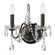 Butler Two Light Wall Sconce in English Bronze (60|3022EBCLMWP)