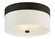 Grayson Three Light Flush Mount in Dark Bronze (60|293DB)