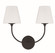 Sylvan Two Light Wall Sconce in Black Forged (60|2442OPBF)