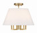 Westwood Five Light Semi Flush Mount in Vibrant Gold (60|2255VGCEILING)