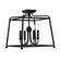 Sylvan Four Light Semi Flush Mount in Black Forged (60|2243BFNOSHADE)