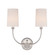 Sylvan Two Light Wall Sconce in Polished Nickel (60|2242PN)
