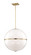 Truax Four Light Chandelier in Aged Brass (60|2030AG)