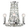 Channing Three Light Wall Sconce in Polished Chrome (60|1542CHMWP)