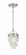 Calypso One Light Mini Chandelier in Polished Chrome (60|131CH)
