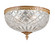 Ceiling Mount Two Light Flush Mount in Olde Brass (60|1178OB)