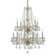 Traditional Crystal 12 Light Chandelier in Polished Brass (60|1137PBCLSAQ)