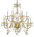 Traditional Crystal 12 Light Chandelier in Polished Brass (60|1135PBCLMWP)