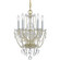 Traditional Crystal Five Light Mini Chandelier in Polished Brass (60|1129PBCLMWP)