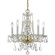 Traditional Crystal Five Light Mini Chandelier in Polished Brass (60|1061PBCLSAQ)