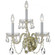 Traditional Crystal Three Light Wall Sconce in Polished Brass (60|1033PBCLSAQ)