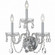 Traditional Crystal Three Light Wall Sconce in Polished Chrome (60|1033CHCLMWP)