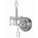 Traditional Crystal One Light Wall Sconce in Polished Chrome (60|1031CHCLS)