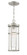 Encompass One Light Outdoor Pendant in Satin Aluminum (46|ZA4211SA)