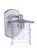 Canon One Light Outdoor Wall Mount in Satin Aluminum (46|ZA3604SA)