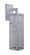 Deka One Light Wall Mount in Chromite (46|Z4524CMSC)