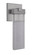 Aria LED Outdoor Wall Lantern in Satin Aluminum (46|Z1604SALED)