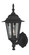 Straight Glass Cast One Light Wall Mount in Textured Black (46|Z150TB)