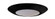 LED Flushmount LED Slim Line Flushmount in Flat Black (46|X9006FBLED)