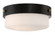 Oak Street Two Light Flushmount in Flat Black (46|X3214FB)