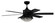 Rugged 52''Ceiling Fan in Flat Black / Painted Nickel (46|RGD52FBPN6)