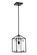 Aaron One Light Pendant in Flat Black/Satin Brass (46|P985FBSB1)