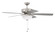 Pro Plus 211 52''Ceiling Fan in Brushed Polished Nickel (46|P211BNK552BNGW)