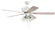 Pro Plus 104 52''Ceiling Fan in White/Polished Nickel (46|P104WPLN552WWOK)