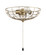 Light Kit-Bowl LED Fan Light Kit in Satin Brass (46|LK2801SBLED)