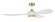 Envy 60 60'' Ceiling Fan in White/Satin Brass (46|EVY60WSB3)