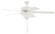 Decorator's Choice Bowl Light Kit 52'' Ceiling Fan in Matte White (46|DCF52W5C1W)