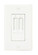4 Speed Fan/Light Control Wall Control in White (46|CM7WLED)