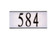 Address Plaque LED Illuminated Address Plaque in Flat Black (46|AP1000FBLED)