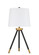 Table Lamp One Light Table Lamp in Painted Black/Painted Gold (46|86266)