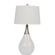 Table Lamp One Light Table Lamp in Gloss White Brushed Polished Nickel (46|86221)