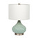 Table Lamp One Light Table Lamp in Chalk Blue Brushed Polished Nickel (46|86214)