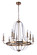 Graclyn Nine Light Chandelier in Satin Brass (46|57729SB)