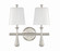 Palmer Two Light Vanity in Brushed Polished Nickel (46|57402BNK)