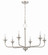 Jolenne Six Light Chandelier in Brushed Polished Nickel (46|57026BNK)