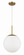 Gaze One Light Pendant in Satin Brass (46|56892SBWG)
