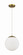 Gaze One Light Pendant in Satin Brass (46|56891SBWG)