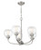 Glenda Five Light Chandelier in Brushed Polished Nickel (46|56225BNK) Glenda Five Light Chandelier in Brushed Polished Nickel (46|56225BNK)