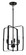 Stowe Four Light Foyer Pendant in Flat Black (46|56034FB)