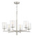 Hailie Six Light Chandelier in Satin Nickel (46|55626SN)