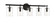 Hailie Five Light Vanity in Flat Black (46|55605FB)
