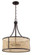 Malaya Six Light Pendant in Aged Bronze Brushed (46|54596ABZ)