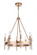 Larrson Eight Light Chandelier in Satin Brass (46|54328SB)