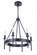 Larrson Six Light Chandelier in Flat Black (46|54326FB)