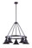 Union Five Light Outdoor Chandelier in Oiled Bronze Gilded (46|54025OBG)