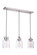 Foxwood Three Light Linear Pendant in Brushed Polished Nickel (46|53693BNK) Foxwood Three Light Linear Pendant in Brushed Polished Nickel (46|53693BNK)